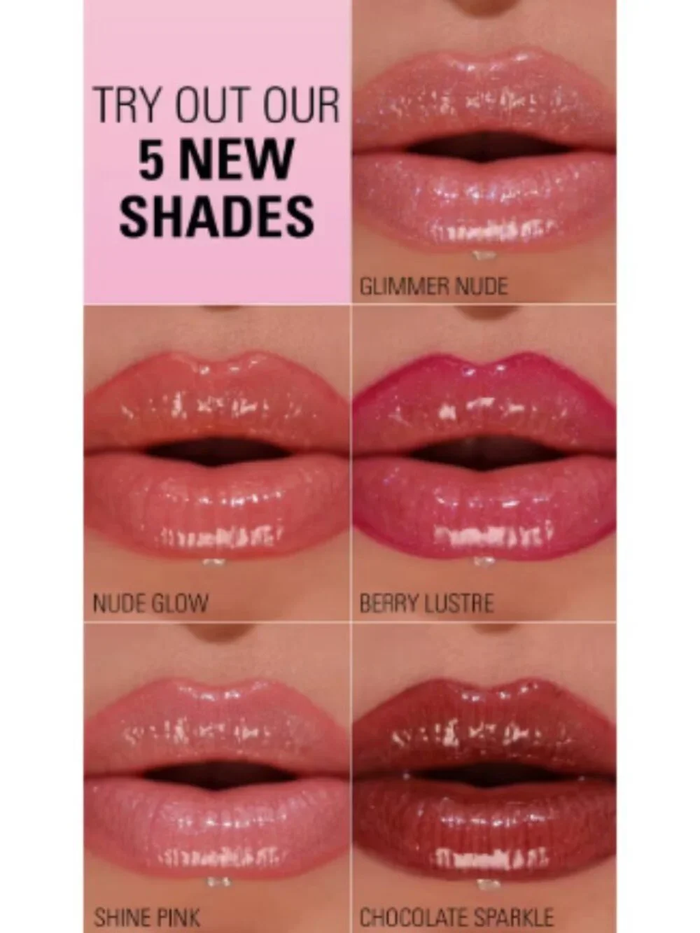 Revolution Beauty Pout Bomb Shimmer Gloss (Glimmer Nude) NWT
